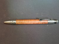 Druckkugelschreiber Dog aus Redwood Maserholz