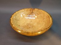 Robinie Maser, Außenseite geräuchert, D=24cm, H=8,8cm