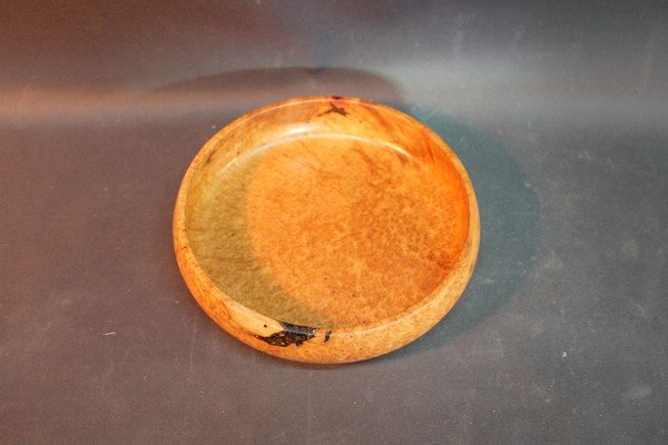 Schale aus Amboina-Maser, D=21cm, H=5cm