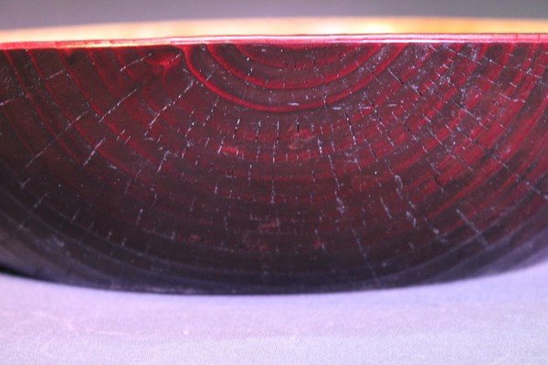 Schale Zeder rot, D=35cm, H=8cm