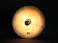 Wandlampe aus Ahorn, D=33cm, Tiefe = 15cm mit Wandhalterung